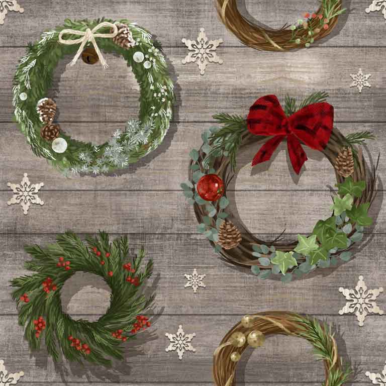 Tovaglia antimacchia decorazioni natalizie tavola di natale cm 140 180 240  300 3 - MISURA: Tovaglia 140x180