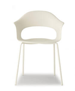 Poltrona da giardino Lady B gambe verniciate lino