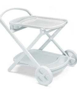 Carrello porta vivande bianco