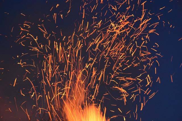 scintille resistenza al fuoco pvc
