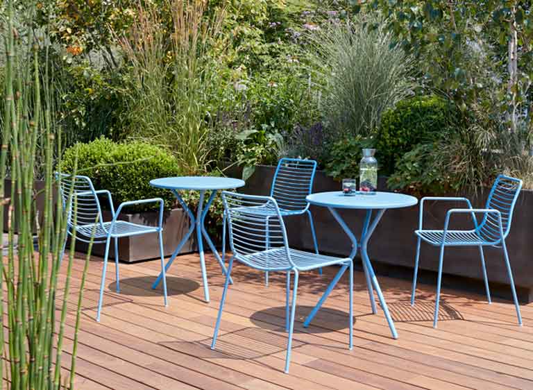 TAVOLO DA GIARDINO CON POLTRONCINE – ART RTF65 MOIPED –