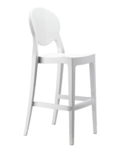 Sgabello Alto Igloo Bianco