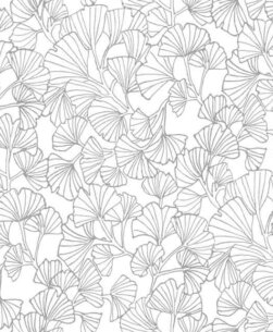 tovaglia PVC Ginko argento