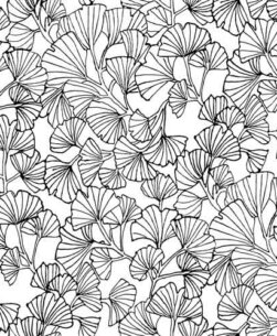 rotolo tovaglia 140x20m Ginko nero