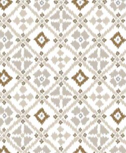 Tovaglia Antimacchia in PVC fantasia Etnica Beige